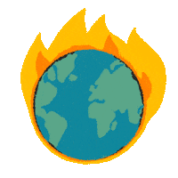 Burning On Fire Sticker