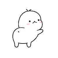 강아지 엉덩이 Sticker