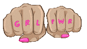Hands Girl Power Sticker by nirmarx