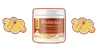Fish Oil Probiotics Sticker by Fera Pet Organics