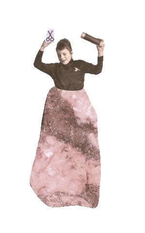 mirelloartz giphyupload crystal collage paper collage Sticker