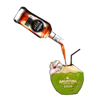 AngosturaPremiumRums cheers alcohol coconut caribbean Sticker