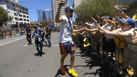 high five golden state warriors GIF by NBA