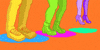 sparkle jumping GIF