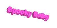 Creepy Cute Pink Sticker by SpoopyDrws