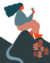 Animation Woman Sticker by Elise Miguel