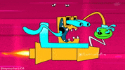 Driving Crazy Geometry Dash GIF