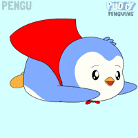 Flying On My Way GIF by Pudgy Penguins