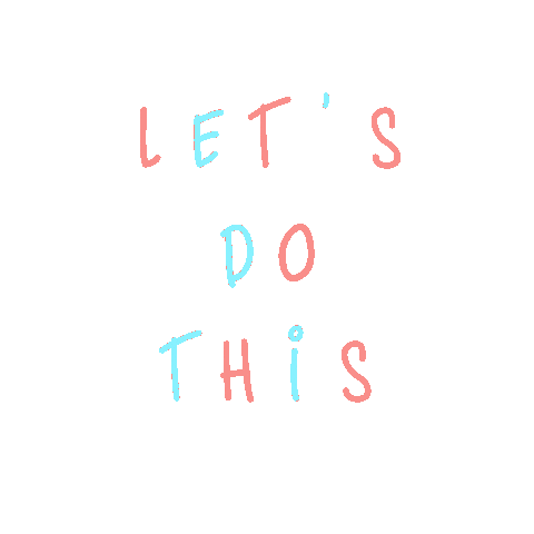 pinkpeonyweddings giphyupload do it lets do this just do it Sticker