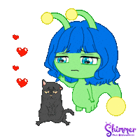 Emo Leave Me Alone Feeling Down Sticker by ShimmertheGlowworm