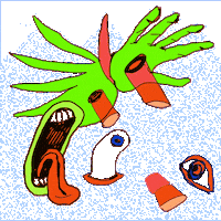 modern art STICKER by Dax Norman