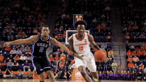 Go Tigers Dunk GIF by Clemson Tigers