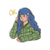 Evelyn Ok Sticker