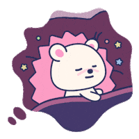 Sleepy Good Night Sticker by PlayDappTown