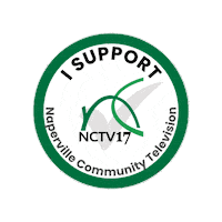 napervillecommunitytv17 television community illinois nonprofit Sticker