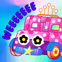 imaginaryones nft hype truck bubbles GIF
