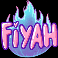 celestialbeanart fire cheer pastel lit GIF