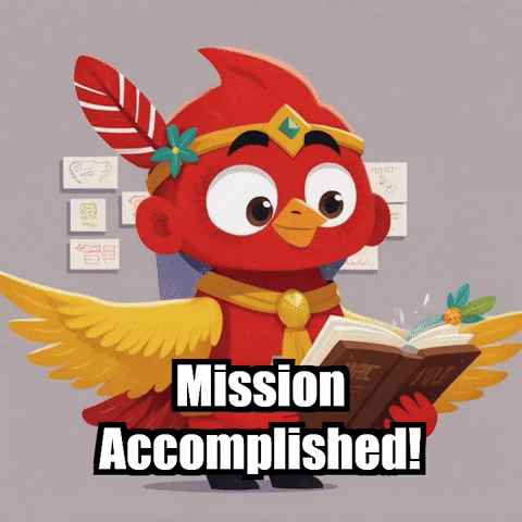 Mission Accomplished Work GIF by The Cardinal Virtue