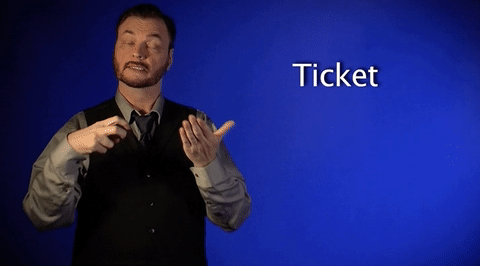 sign language ticket GIF by Sign with Robert
