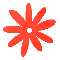 jonewho red flower plants watercolor Sticker