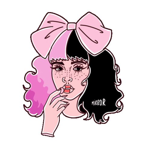 Melanie Martinez Crybaby Sticker by Mirror
