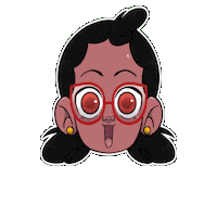 Happy Girl Sticker by Gashhuds