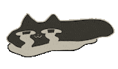 tasoyamaro cat crying ねこ 猫 Sticker