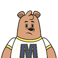 Shocked Cartoon Sticker by Meme World of Max Bear
