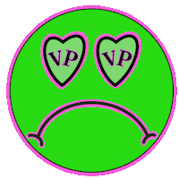 vicious_punx neon angel devil loser Sticker