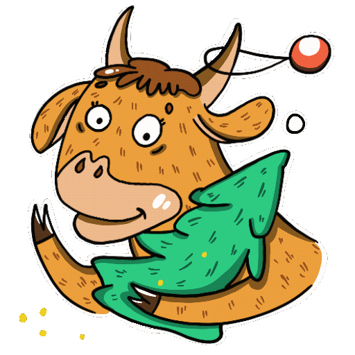 New Year Fun Sticker