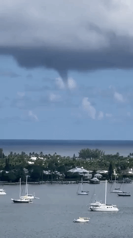 Funnel Cloud Spotted off Florida's Palm Beach