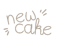 Cake Sticker by Mille Design