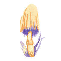 lulustrator happy nature bounce forest Sticker