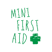 Minifirstaid baby cpr first aid life saving Sticker
