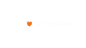 I Love My Church Sticker by Without Walls Church
