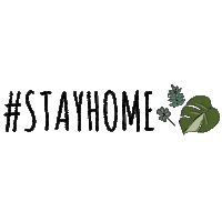 Stayathome Botanist Sticker by I-ne