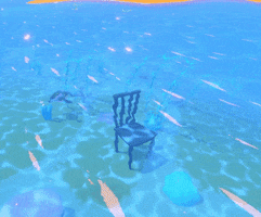 qag_games chill ocean underwater pirates GIF
