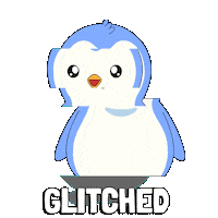 Artificial Intelligence Glitch Sticker by Pudgy Penguins