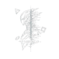 Digital Art Neon Sticker