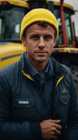 Macron Agriculteur GIF by systaime