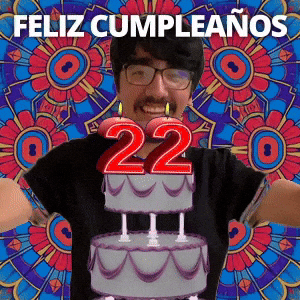 ¡Feliz 22.º cumpleaños!