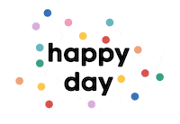 LittleBitMargate happy day dots joyful Sticker