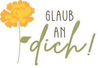 Nadannebendoch Glaub An Dich Sticker by omamashop