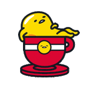 Coffee Egg Sticker by Gudetama