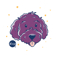 Dog Poodle Sticker by The Budget Mom, LLC.