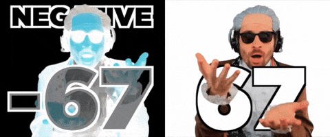 Black And White Number GIF