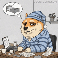 Tired Shiba Inu GIF by Doge Pound