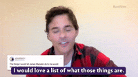 I Would Love A List