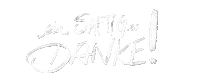 Text Thank You Sticker by Saftig Magazin