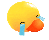 Sad Duck Sticker